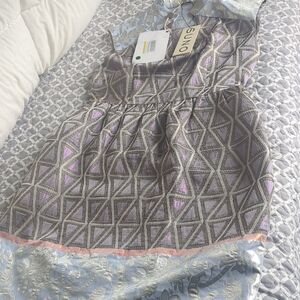 SUNO Multicolor Geometric Dress